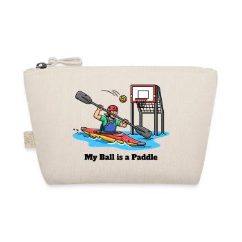 My Ball is a Paddle - Organic Pouch - nature - Front