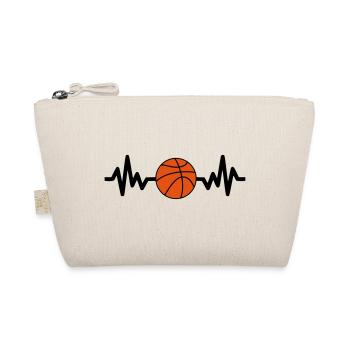 basket basketball is life - Le basket c'est la vie - Trousse biologique - nature - Devant