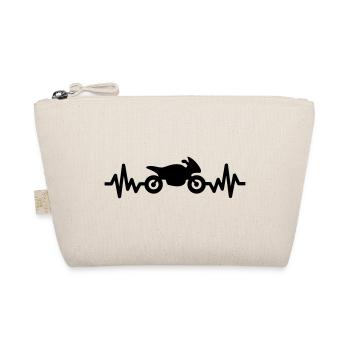 Bike is life - Motorbike - Organic Pouch - nature - Front