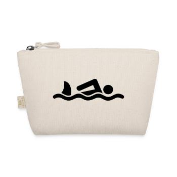 Nageur avec un requin - Trousse biologique - nature - Devant