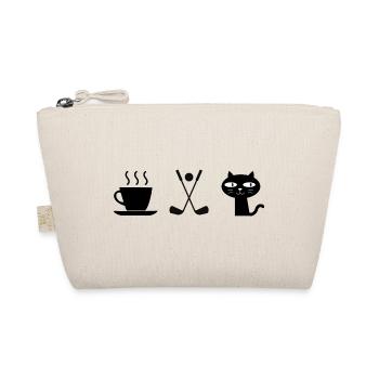 Coffee. Cats. Golf - Organic Pouch - nature - Front