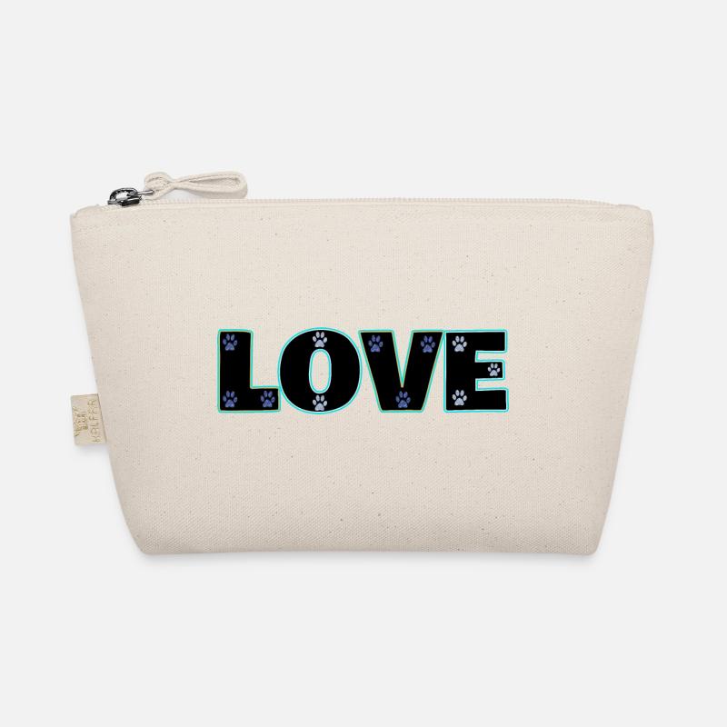 Amour pattes de chat bleu Trousse biologique