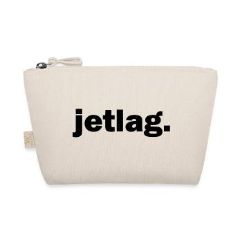 jetlag print travel apparell for boys & girls - Bio-Täschchen - Natur - Vorne