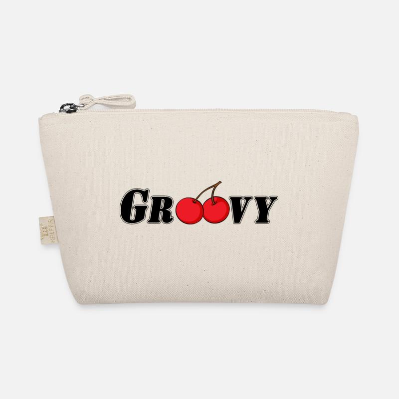 Rote kirsche Bio-Täschchen