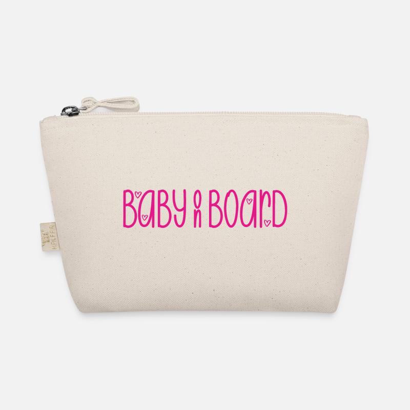Baby on Board - Bio-Täschchen - Natur