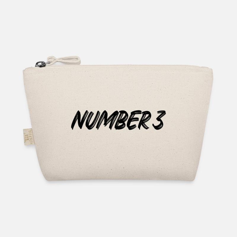 Number 3 - drei - dritter - dritte - 3 - Nummer 3 Bio-Täschchen