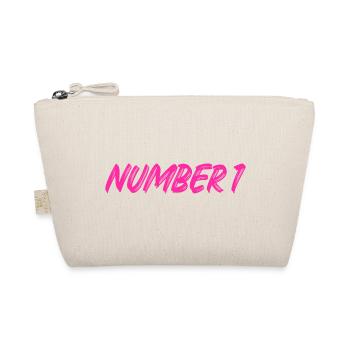 Number 1 - eins - erster - erste - 1 - Nummer 1 - Bio-Täschchen - Natur - Vorne