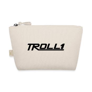 Troll Schriftzug - Bio-Täschchen - Natur - Vorne