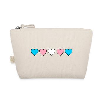 Transgender Heart Transsexual Trans* Heart Trans - Organic Pouch - nature - Front