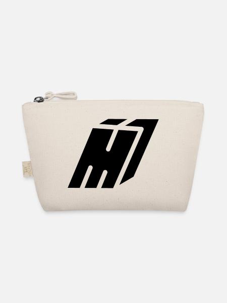 Abstract M letter - Organic Pouch - nature - Front