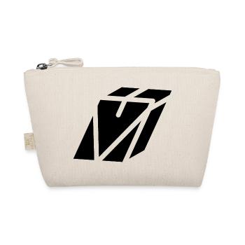 Abstract V letter - Organic Pouch - nature - Front