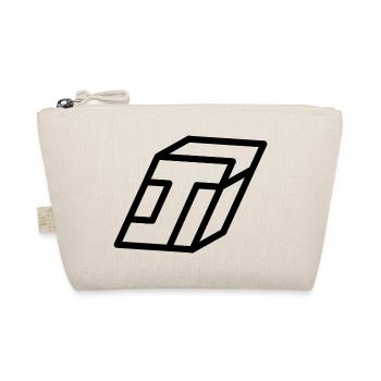 Outline Letter J - Organic Pouch - nature - Front
