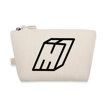 Outline Letter M - Organic Pouch - nature - Front