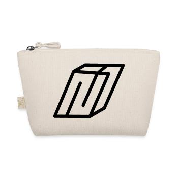 Outline Letter N - Organic Pouch - nature - Front