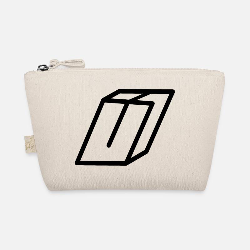 Outline Letter U - Organic Pouch - nature