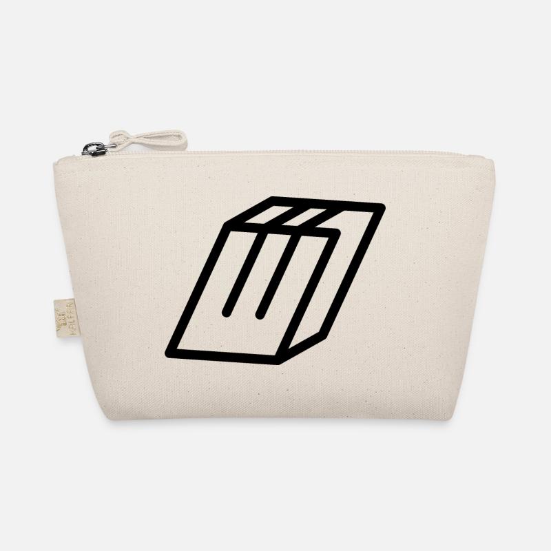 Outline Letter W - Organic Pouch - nature