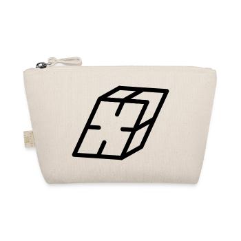 Outline Letter X - Organic Pouch - nature - Front