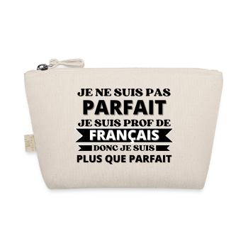 Prof de Français Plus que Parfait Cadeau Homme - Trousse biologique - nature - Devant