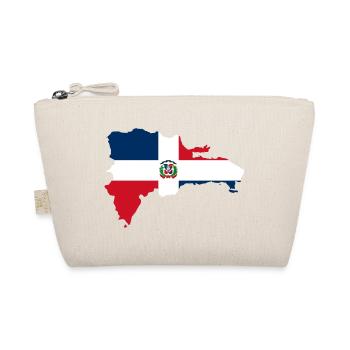 Dominican Republic flag map flag - Organic Pouch - nature - Front