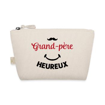 Cadeau drôle grand-père heureux - Trousse biologique - nature - Devant