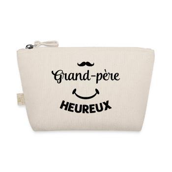 Cadeau drôle grand-père heureux - Trousse biologique - nature - Devant