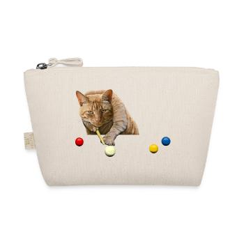 SNOOKER CAT - CHAT JOUANT AU SNOOKER - BILLARD - Trousse biologique - nature - Devant
