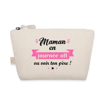 maman en journée off, cadeau fête des mères - Trousse biologique - nature - Devant