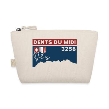 Dents Du Midi Finisher Valais Wallis Bergsteigen - Bio-Täschchen - Natur - Vorne