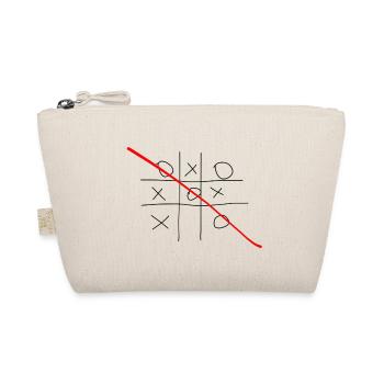 Kreuz Nul - Bio-Täschchen - Natur - Vorne