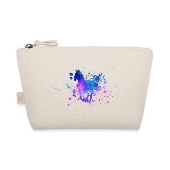 Horse silhouette watercolor - Organic Pouch - nature - Front