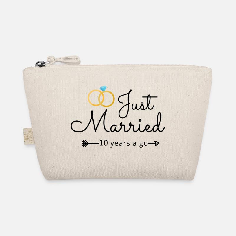 10th Wedding Anniversary Organic Pouch