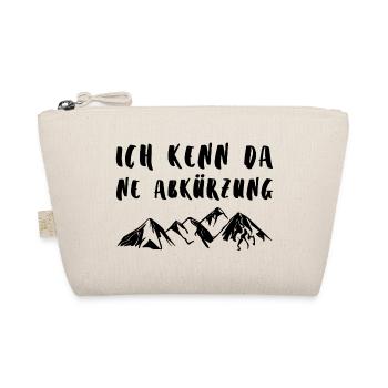 ICH KENN DA NE ABKÜRZUNG Wandern Humor - Bio-Täschchen - Natur - Vorne