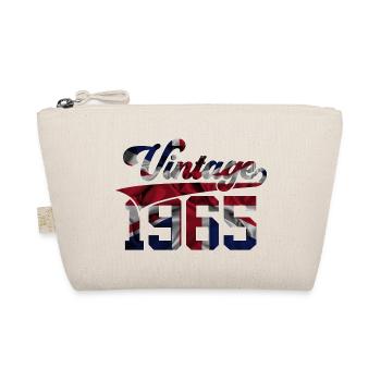 VINTAGE 1965 UK 61ST BIRTHDAY - Organic Pouch - nature - Front
