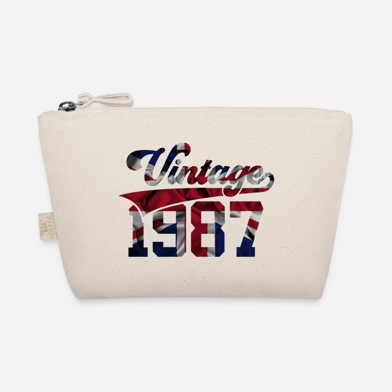 VINTAGE 1987 UK 39TH BIRTHDAY Organic Pouch