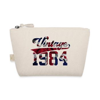 VINTAGE 1984 UK 42ND BIRTHDAY - Organic Pouch - nature - Front