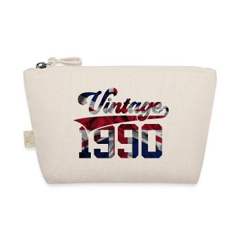 VINTAGE 1990 UK 36TH BIRTHDAY - Organic Pouch - nature - Front