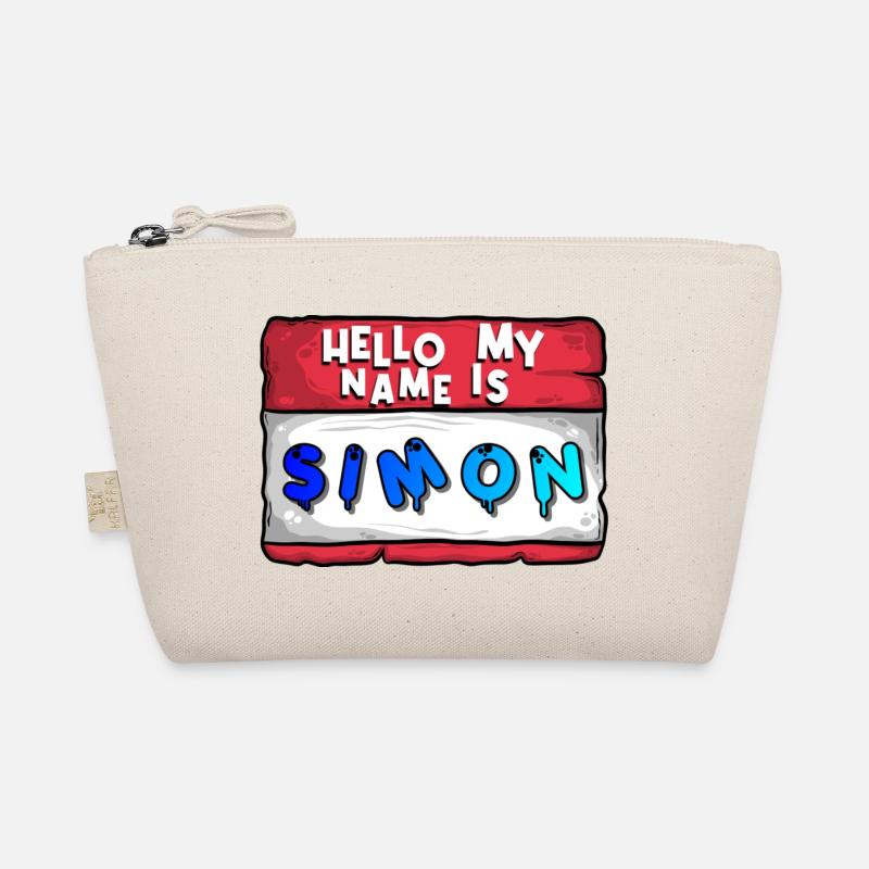 First Name Simon - Organic Pouch - nature