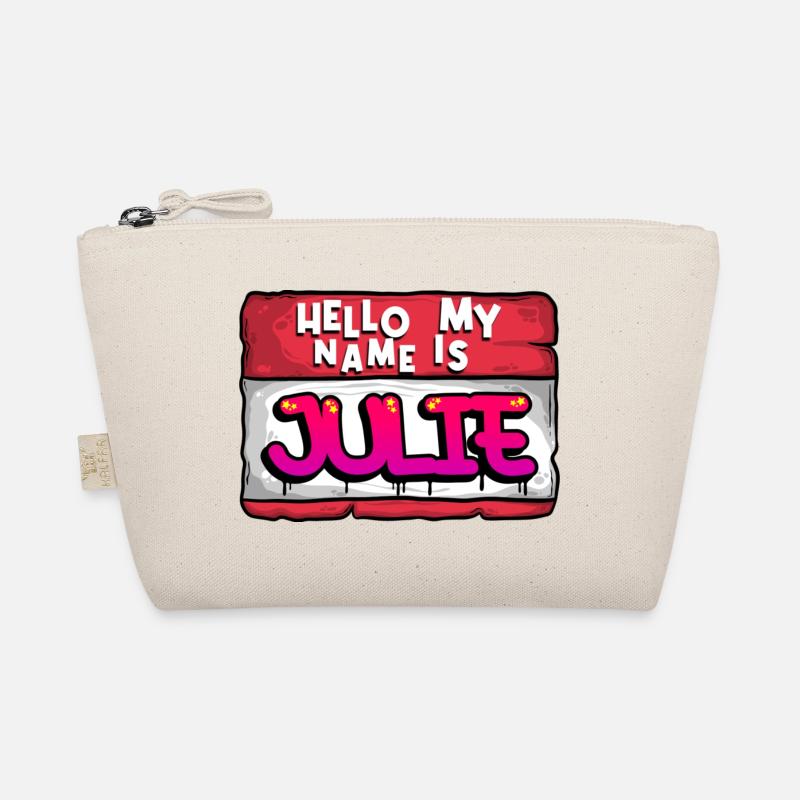 Vorname Julie - Bio-Täschchen - Natur
