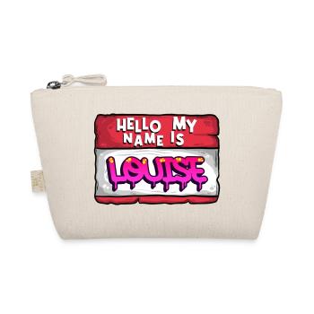 Prénom Louise - Trousse biologique - nature - Devant