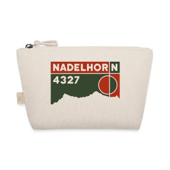Nadelhorn Bergtour Hochtour Wallis Andenken - Bio-Täschchen - Natur - Vorne