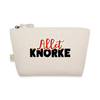 ALLET KNORKE Paletti Berliner Mundart - Bio-Täschchen - Natur - Vorne