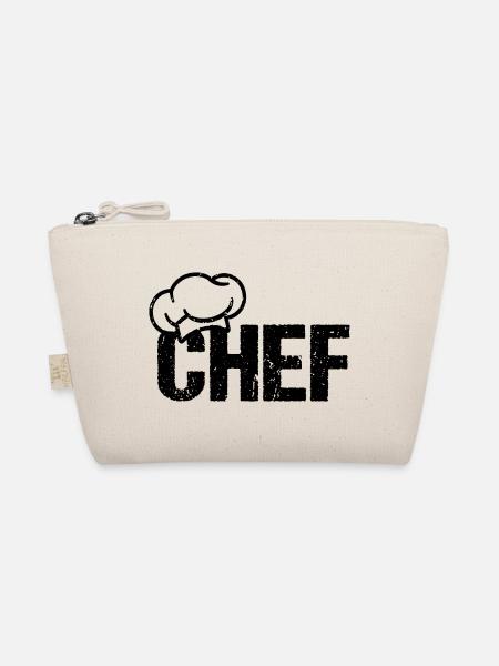 CHEF Chef's Hat - Organic Pouch - nature - Front
