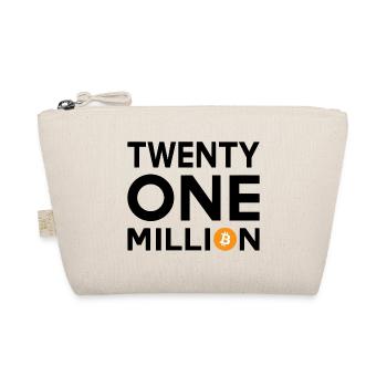 Bitcoin Twenty One Million - Organic Pouch - nature - Front