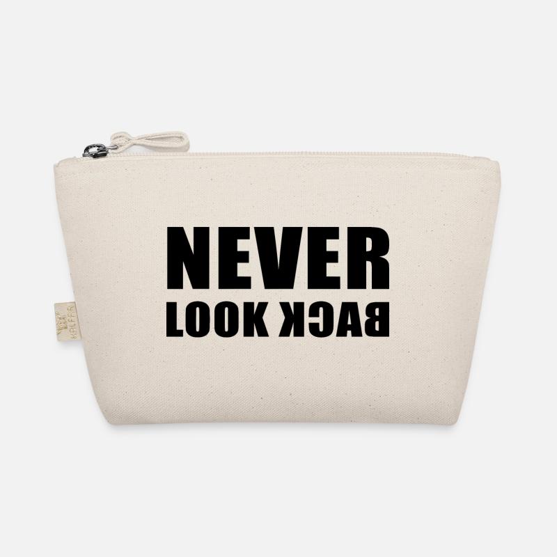 Never Look Back - Bio-Täschchen - Natur
