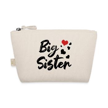 Big Sister Geschwister Sweetheart - Bio-Täschchen - Natur - Vorne
