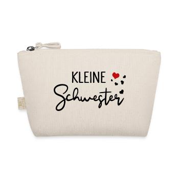 Kleine Schwester Familien Liebe - Bio-Täschchen - Natur - Vorne
