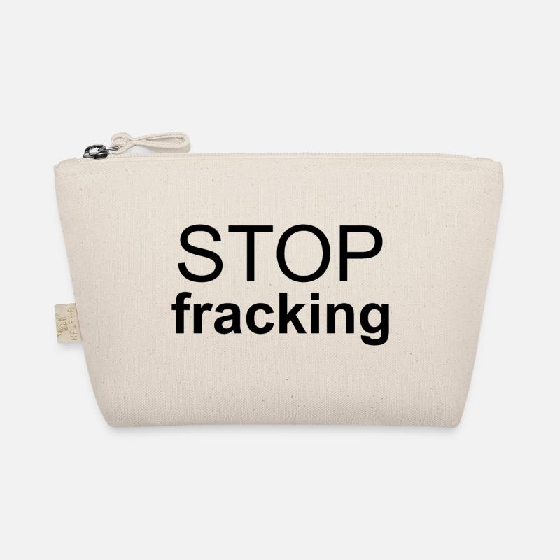 Stopp Fracking - Bio-Täschchen - Natur