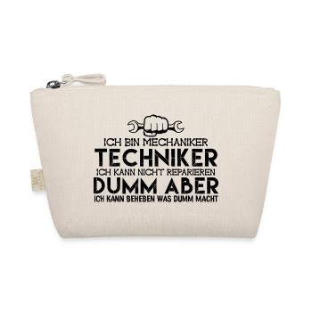 Mechaniker Techniker | Mechaniker - Bio-Täschchen - Natur - Vorne
