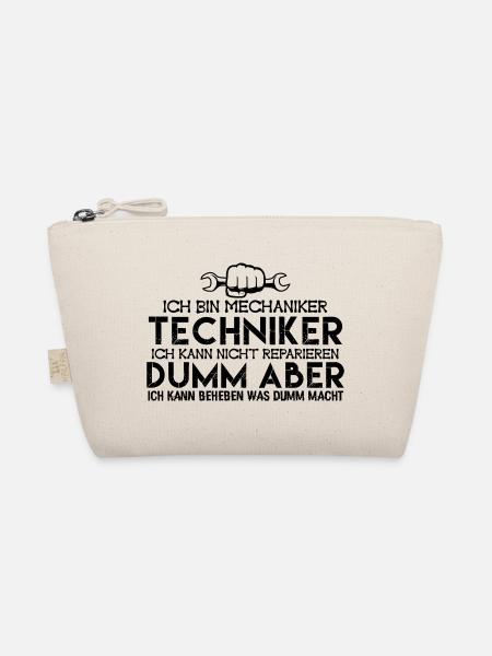 Mechaniker Techniker | Mechaniker - Bio-Täschchen - Natur - Vorne