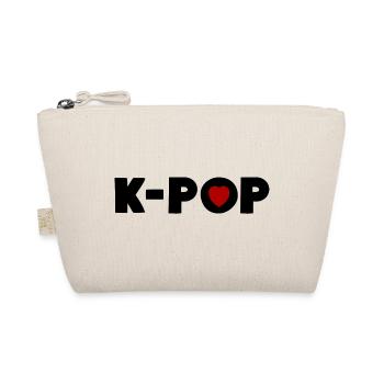 K-Pop Korean Pop Music Lover - Organic Pouch - nature - Front
